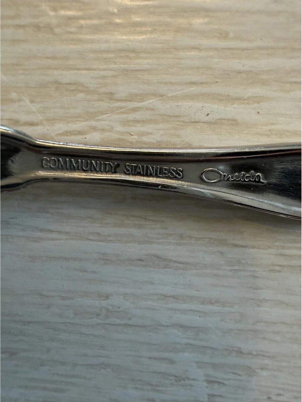 Oneida Community Fantasy Stainless Steel Pierced Furnished Flatware Lot Of 7 Car